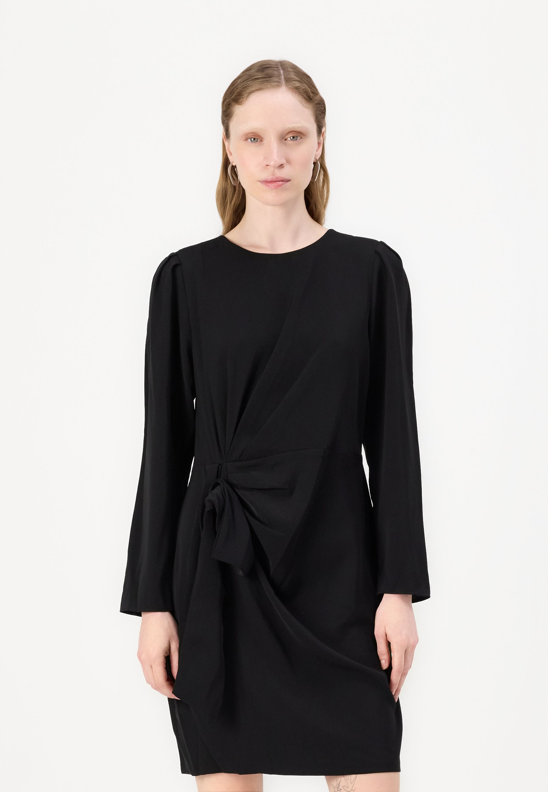 DKNY SIDE KNOT - Cocktail dress / Party dress - black - Zalando.ie
