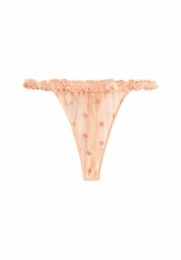 Next - EMBROIDERY - Thong - orange Thumbnail Image 1