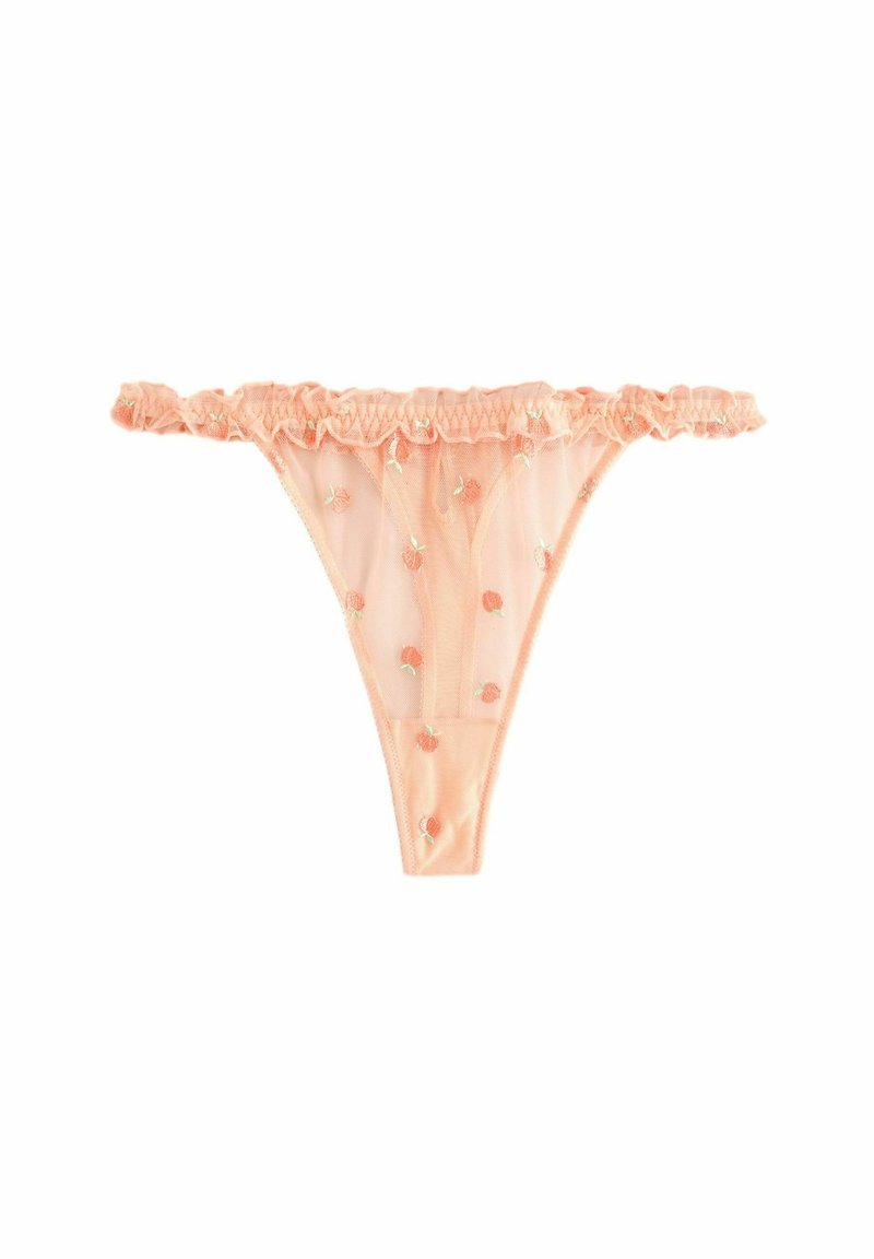 Next - EMBROIDERY - Thong - orange, Enlarge
