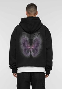 MJ Gonzales FROSTED WINGS - Majica s kapuljačom - black