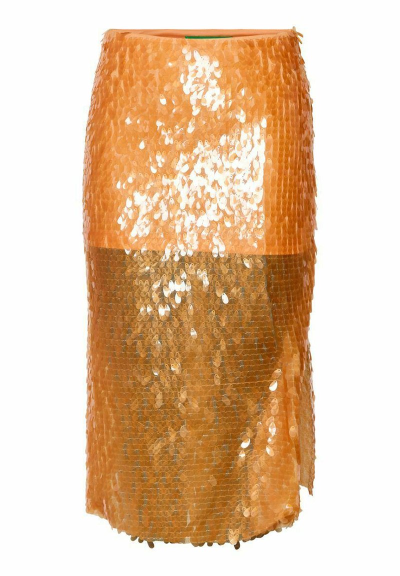 SOMETHINGNEW Kokerrok oranje SOMETHINGNEW Kokerrok oranje