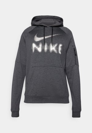 Nike Performance HOODIE - Hoodie - black/anthracite/heather/white