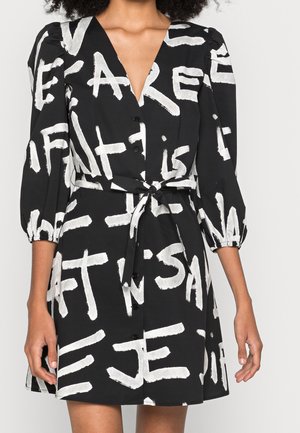 Vestido camisero - black