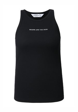 Studio Untold STRUKTUR STICKEREI - Top - black