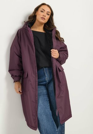Yours Clothing, PLUS SIZE COATS - Wintermantel - burgundy