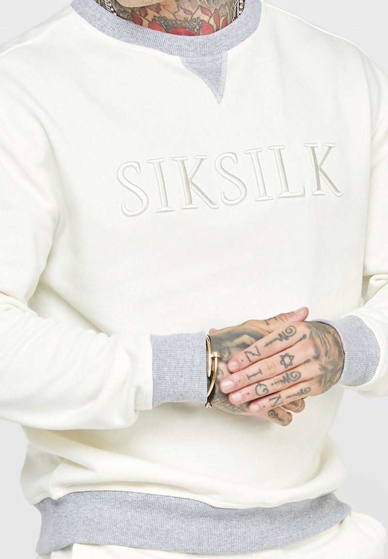 SIKSILK Sudadera - off-white