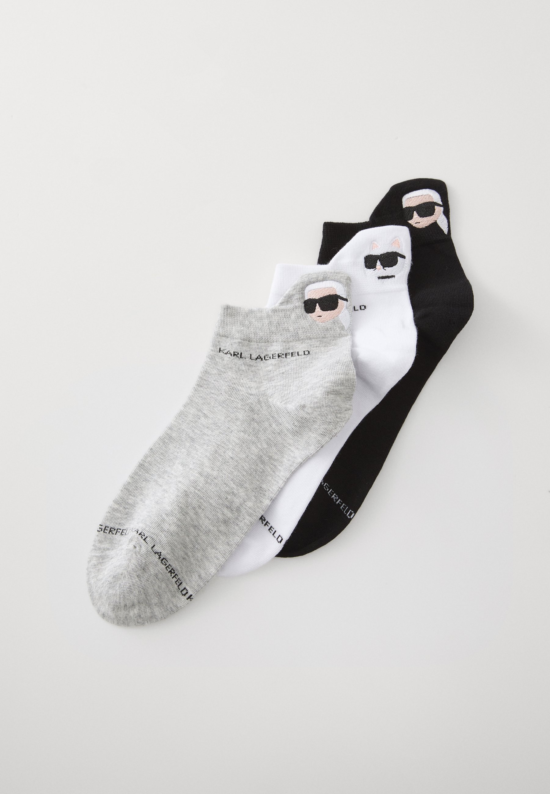 KARL LAGERFELD IKON SOCKS PACK Socks black/white/grey/black