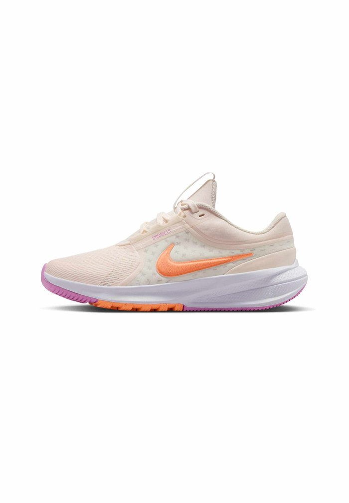Nike STAR RUNNER 5 GS UNISEX - Road running shoes - chalk sail light magenta orange pulse