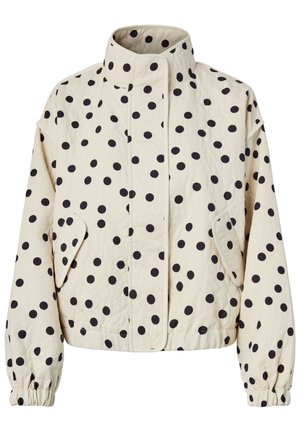 YAS, YASFIPA QUILTED JACKET - Letná bunda - pristine aop:black dots