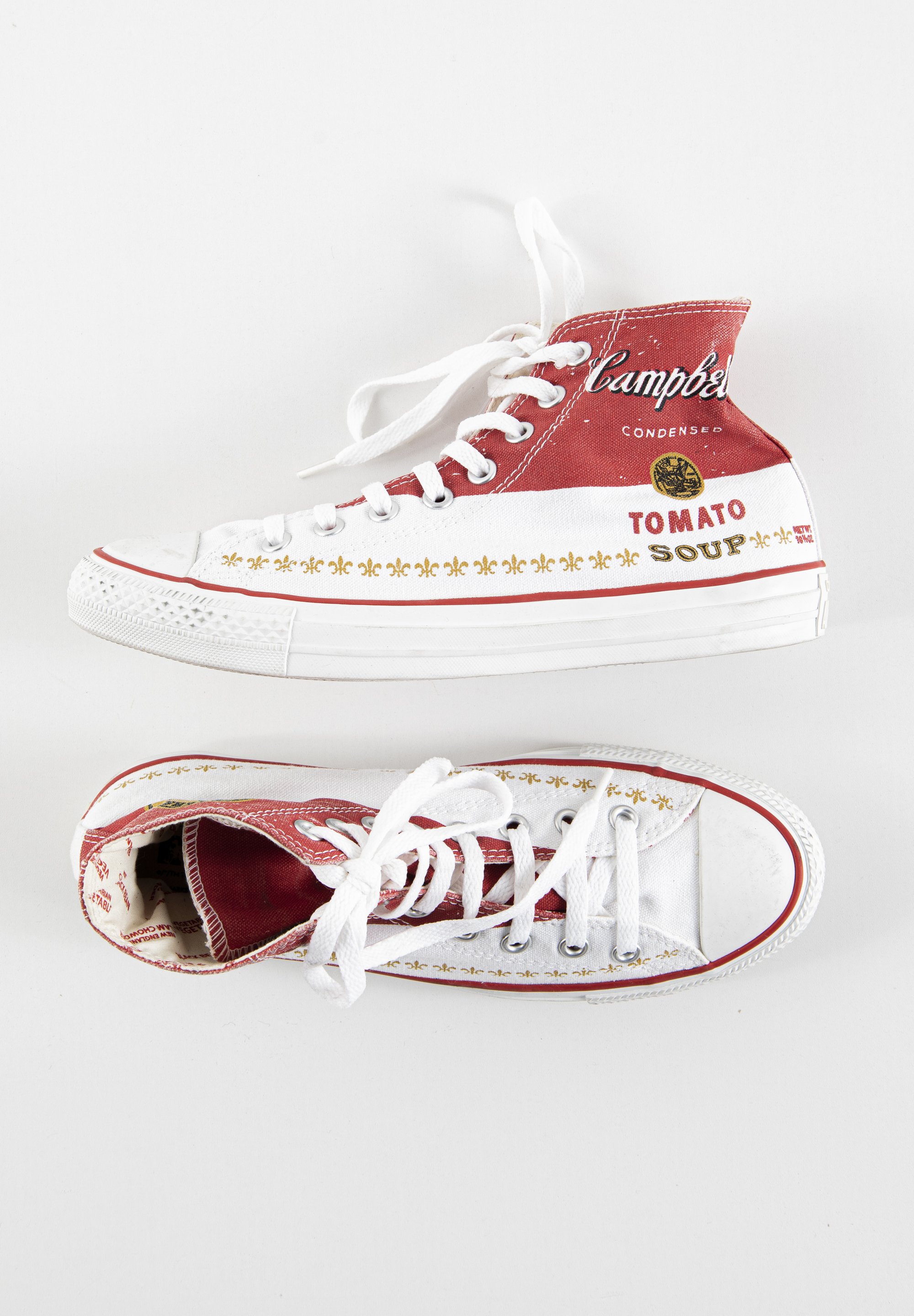 Canvas Shoes Converse Color Carne High Top Converse Tomato Soup