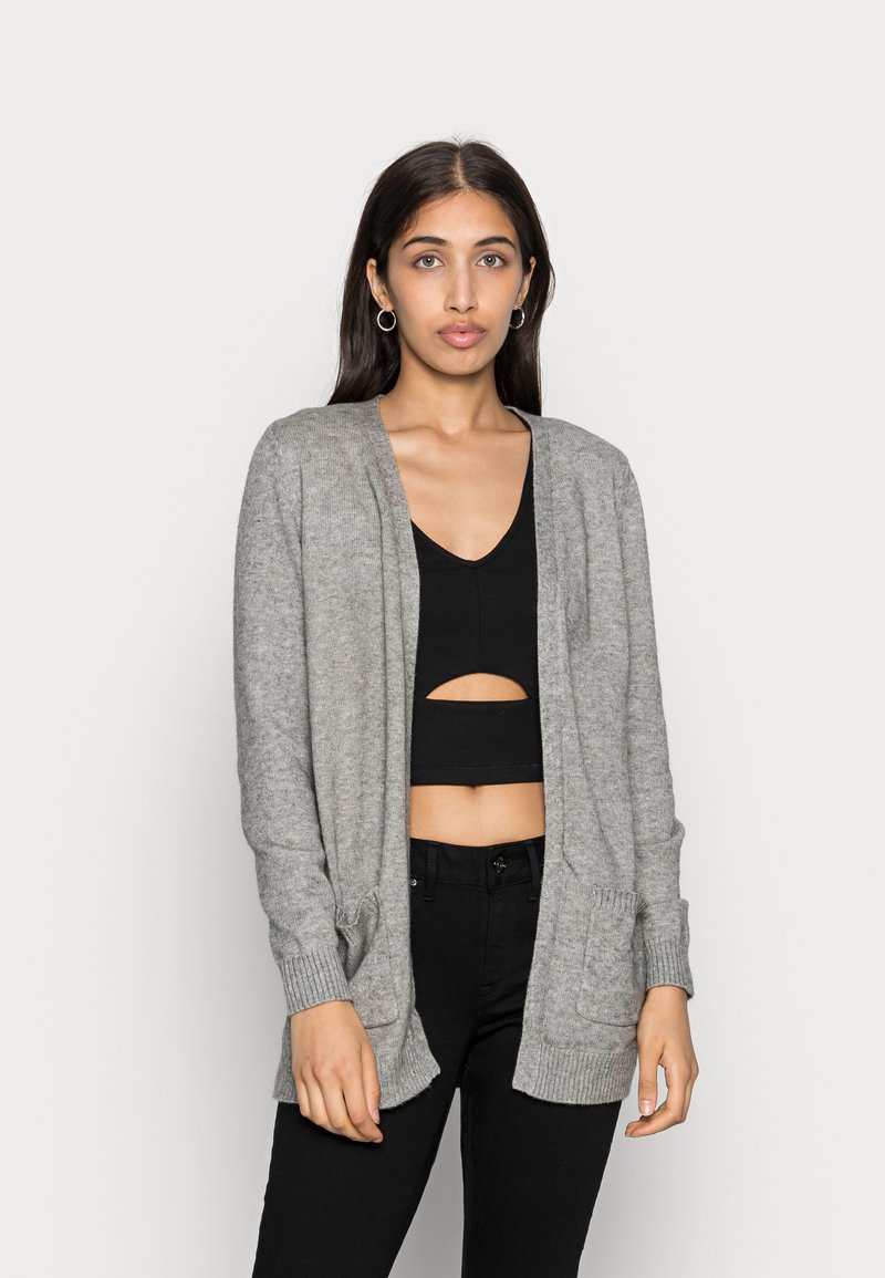 ONLY ONLLESLY OPEN - Kardigan - medium grey melange
