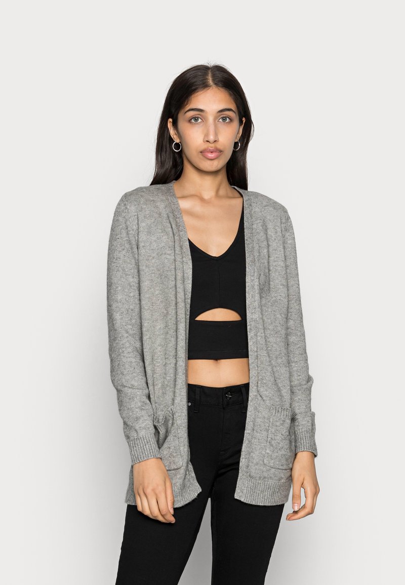 ONLY - OPEN NOOS - Vest - medium grey melange, Vergroten