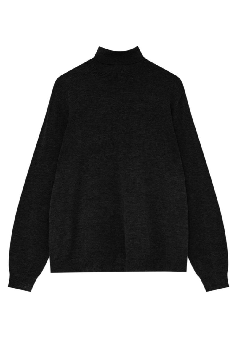 PULLu0026BEAR TURTLENECK - Jumper - black - Zalando.de