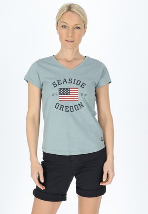 OREGON TEE W - T-shirts print - seaweed green