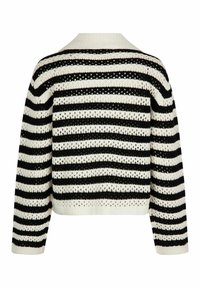 mbyM LARYANNA-M - Kardigán - black sugar stripe