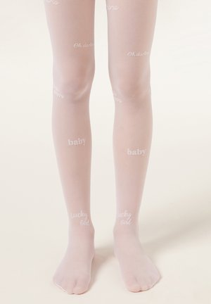 Calzedonia, SHEER 30 DENIER ELEGANT - Strumpfhose - white