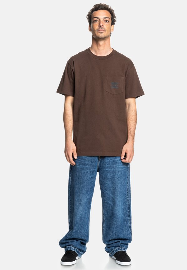 STAR POCKET HSS - Basic T-shirt - ctl coffee bean3