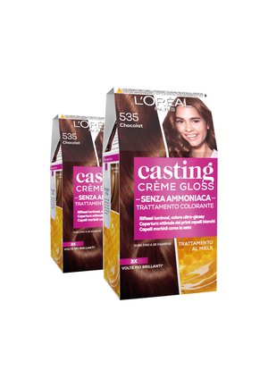 L'ORÉAL PARIS TINTA CAPELLI CASTING CREME GLOSS TINTA CAPELLI SENZA AMMONIACA PER UNA FRAGRANZA PIACEVOLE - 2 PACK - Tinte capelli - chocolat