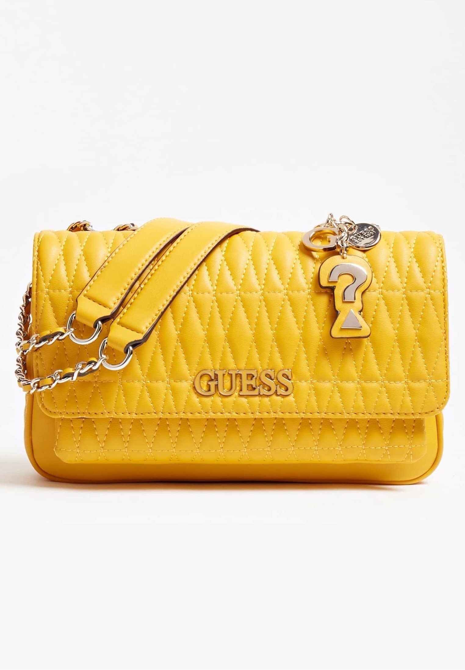 Guess Sac bandoulière yellow/jaune (Seconde main) ZALANDO