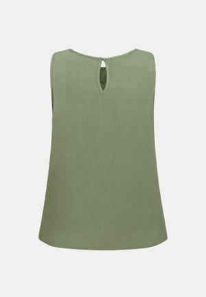 Cupshe, CHIC EMBROIDERED SLEEVELESS TANK TOP - Camicetta - dark green