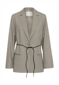 Rövid kabát - feather gray melange
