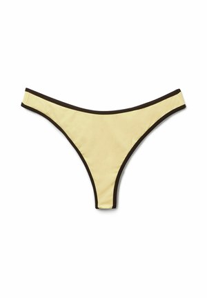 Calzedonia, BICOLOR PIPING BRAZILIAN - Bikinibroekje - black