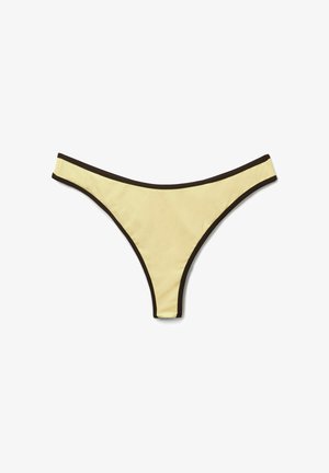 Calzedonia, BICOLOR PIPING BRAZILIAN - Bas de bikini - yellow