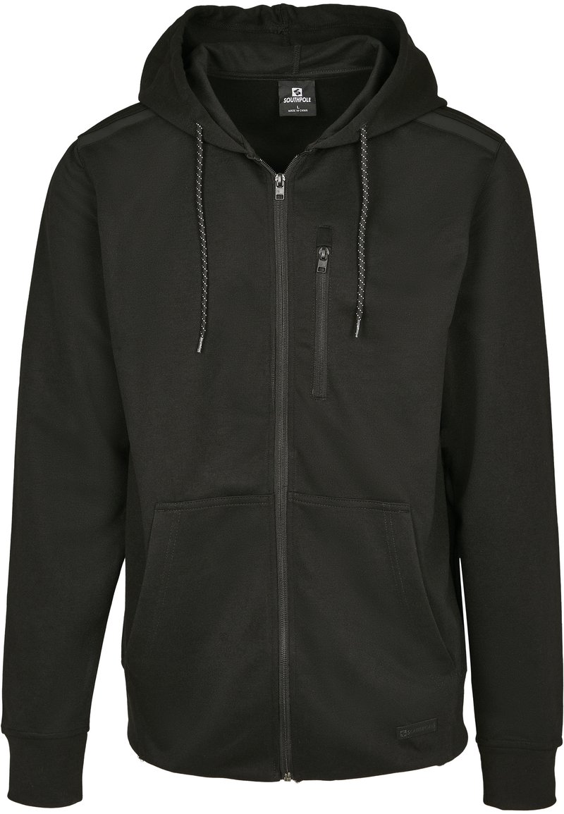 Southpole Felpa con zip - black