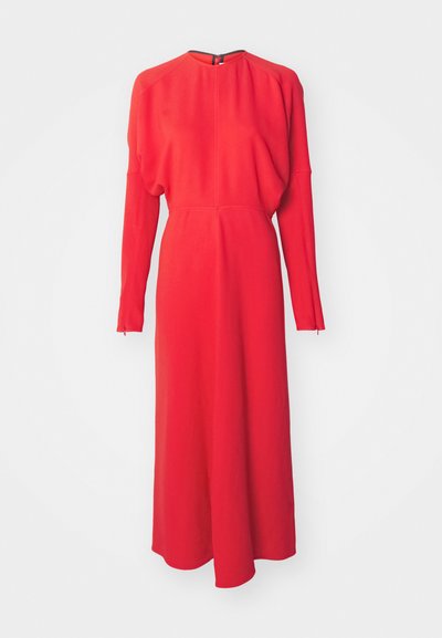 Victoria Beckham DOLMAN MIDI DRESS - Vestido de cóctel - red