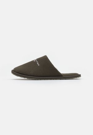 EMBROIDERY - Slippers - army green