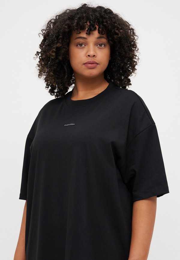 PLUS PLACED TEE DRESS - Jersey dress4