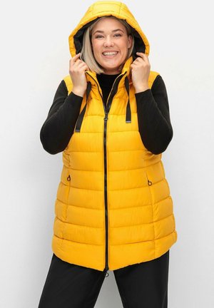 Sheego, Waistcoat - ocker