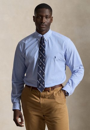 Polo Ralph Lauren Big & Tall GINGHAM STRETCH POPLIN SHIRT - Πουκάμισο - light blue/white