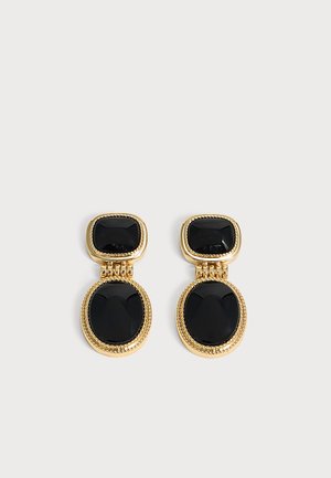 LUV AJ, THE MIDNIGHT MESA DROP STUDS - Øreringe - gold-coloured