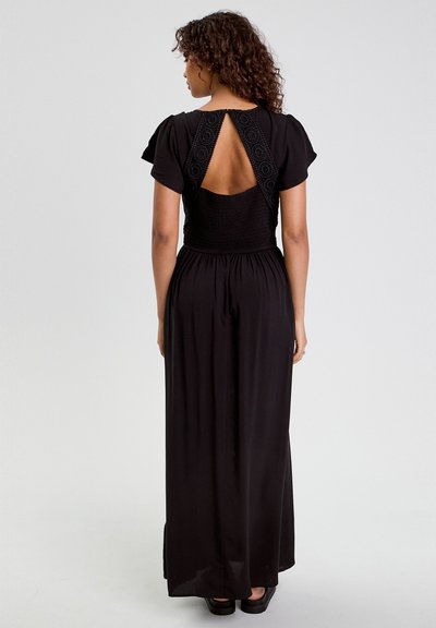 cache dress black 1990s Cache Dress w Ruched Sides & Off the Shoulders main image 0