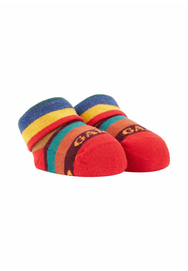 Gallo WITH STRIPES - Calze - rosso mostarda