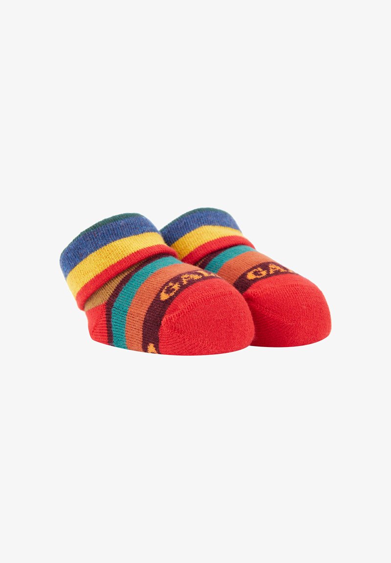 Gallo WITH STRIPES - Calze - rosso mostarda