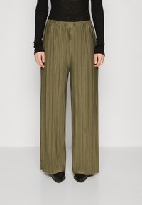 Samsøe Samsøe - UMA TROUSERS - Kelnės - dusty olive Miniatiūros vaizdas 1