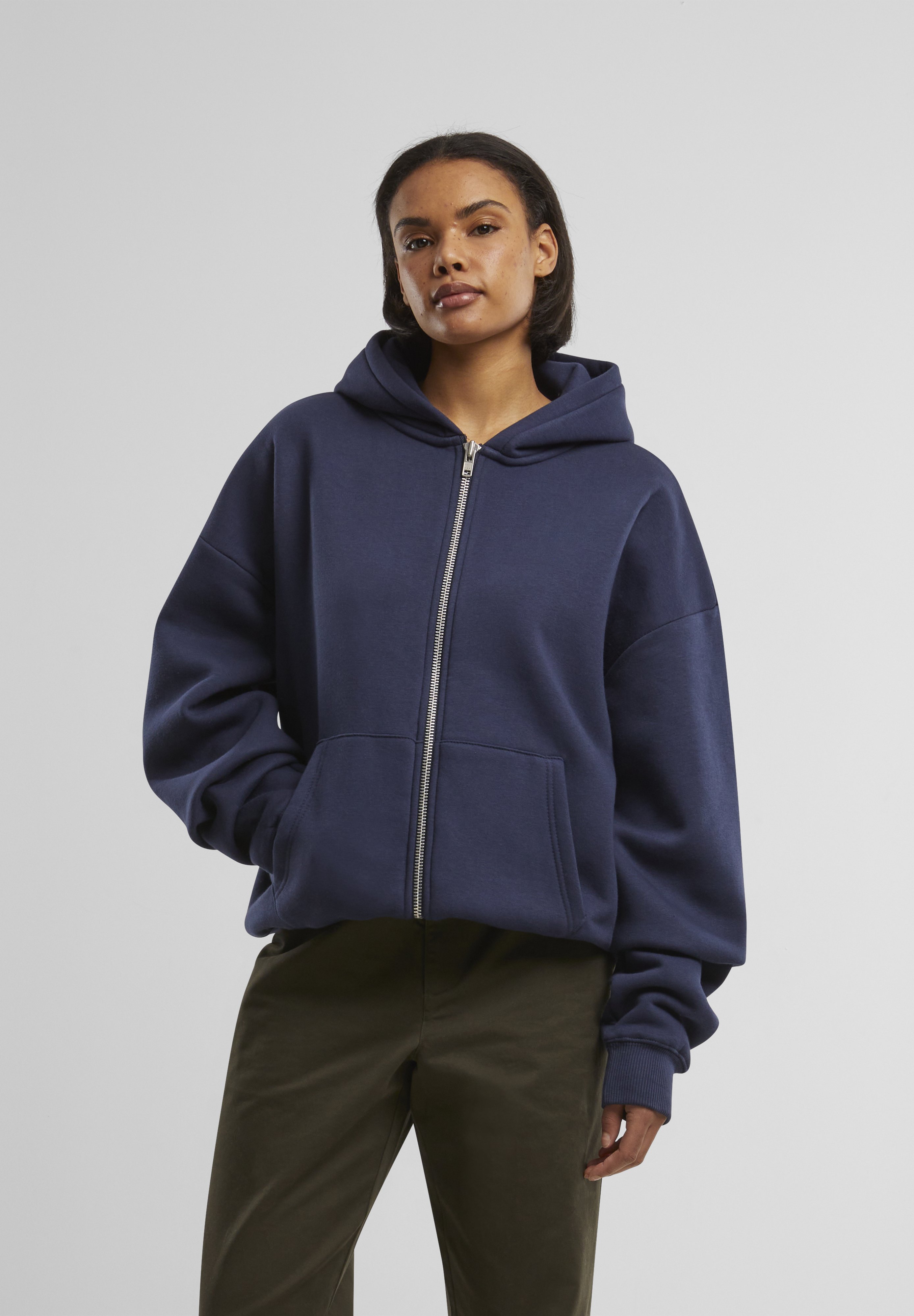 PROHIBITED Zip-up sweatshirt - navy/dark blue - Zalando