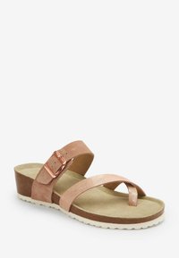 Next FOREVER COMFORT BUCKLE DETAILING - Kõrge kontsaga sandaalid - rose gold