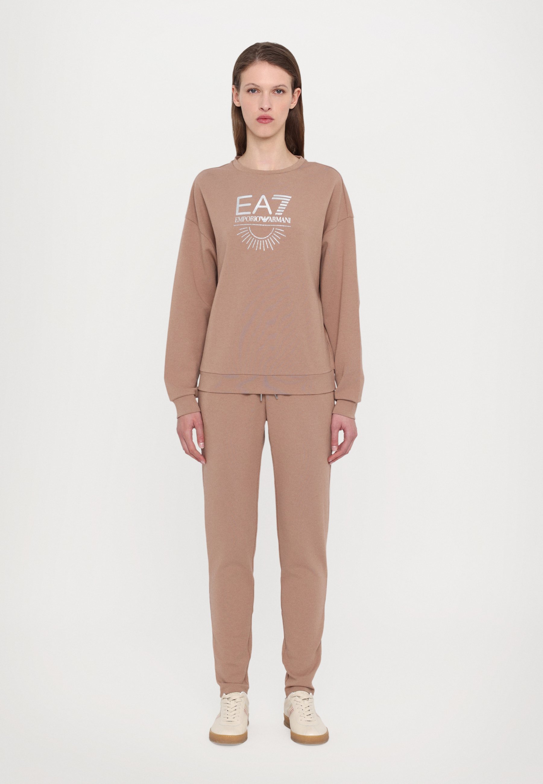 EA7 Emporio Armani TRACKSUIT SET Sweatshirt ginger snap/brown