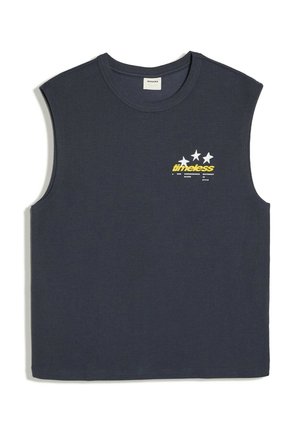 Bershka, WORKER T-SHIRT - Top - royal blue