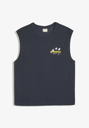 Bershka, WORKER T-SHIRT - Toppi - royal blue