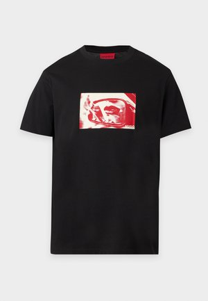 HUGO, DIROM - T-shirt imprimé - black