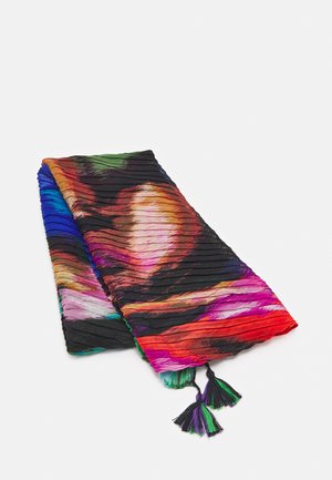 FOU PLEATED FOCUS RECTANGLE - Scarf - black/multi