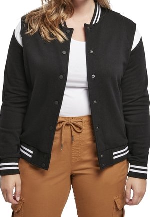 Felpa con zip - black
