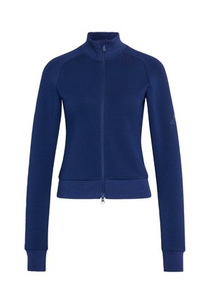 adidas Sportswear, SOFT LUX SLIM TRACK TOP - Sweatjakke - dark blue