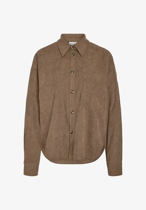 Noisy May, SHACKET NMCARON CORDUROY - Veste légère - morel