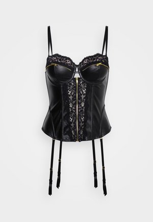 TALIA BUSTIER - Corpetto - caviar