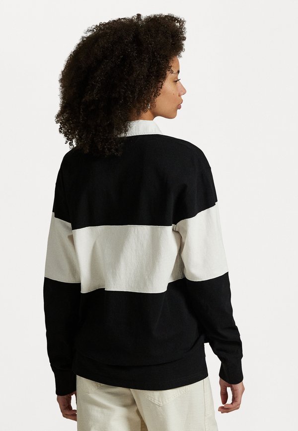 COLOUR BLOCKED COTTON JERSEY RUGBY SHIRT - Long sleeved top3